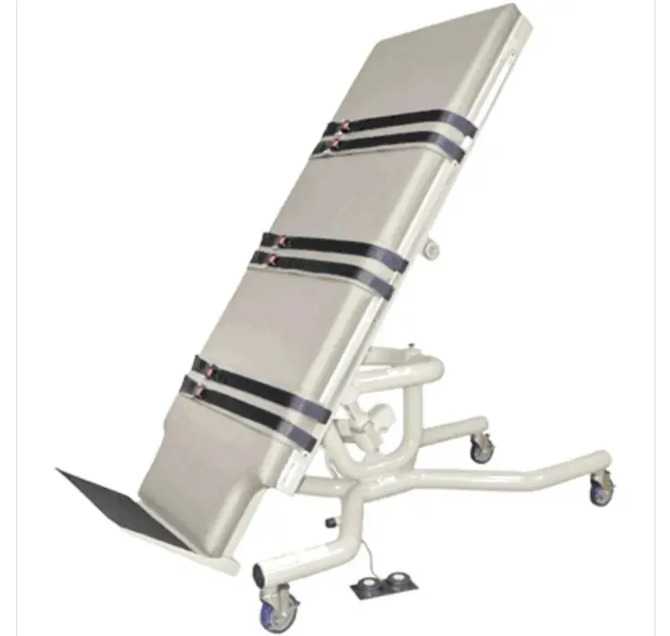 Used PT Medical Technologies Tri W-G Heavy Duty Electric Tilt Table, GREY COLOR Tables/Stretchers/Gurneys Texas US | PT Medical Technologies #1459002