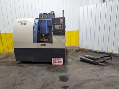 2002 LEADWELL MODEL  #V-30 CNC VERTICAL MACHINING CENTER: STOCK #19428