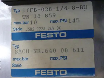 USED FESTO IFB8-02