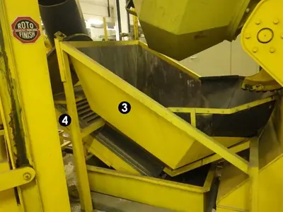 USED ROSLER ROTOFINISH DEBURRING/WASHING/DRYING