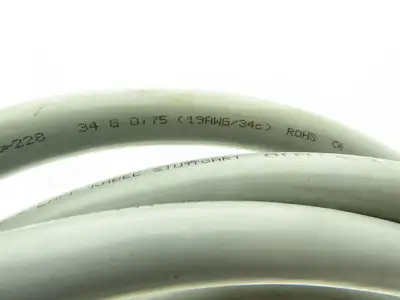Lapp Kabel Olflex 150 Control Cable 19AWG 34C 600V w/24-Pin Connector 13'L