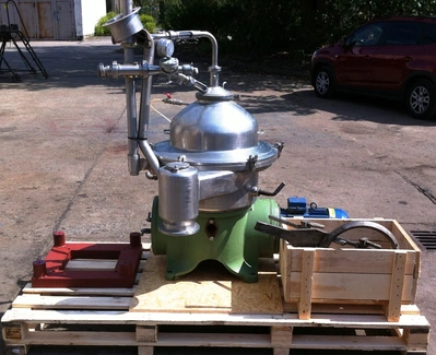 Westfalia SA 20-06-076 clarifier centrifuge, 316 SS.