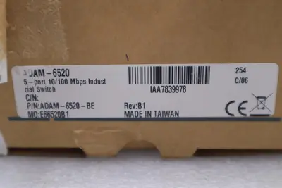 NEW OPEN BOX Adam Adam-6520 Ethernet Switch STOCK H549A
