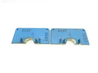 Scot 1578 Pump Plate 2.5"ID 11" Square 2pc Cast Iron