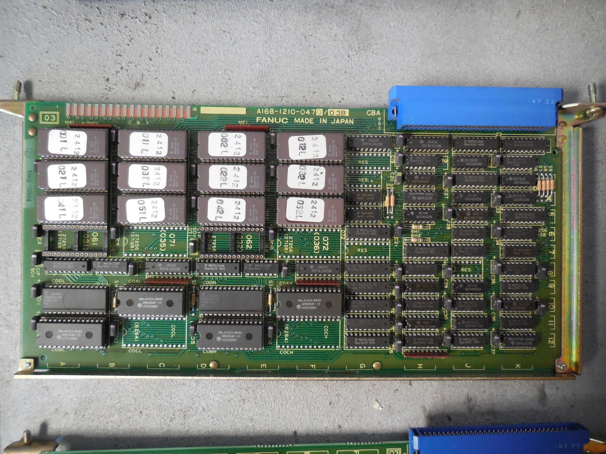 (REF 111) Fanuc ROM RAM card A16B-1210-0470B