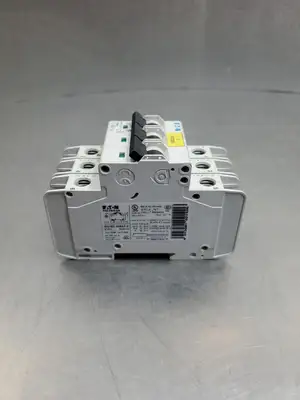 USED Eaton FAZ-D6/3-NA Circuit Breaker, 6A, 3P, 480Y/277VAC