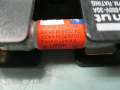 Lot (10) Ferraz Shawmut 30321RAB Fuseholders w/ Amp-Trap 2000 ATQR 3/4 Fuse F17