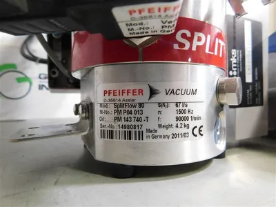 MKS Micro Vision2 Gas Analyzer Assembly Pfeiffer SplitFlow80 Vacuum AS-IS