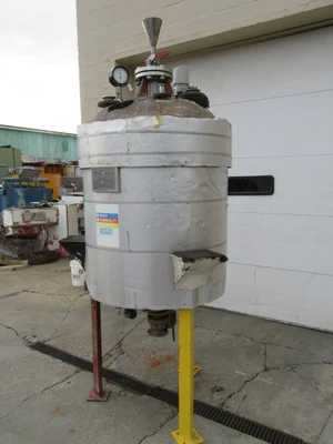 100 gallon Stainless Steel Reactor Body, 316 S/S,  25 psi/FV and 100 psi jacket