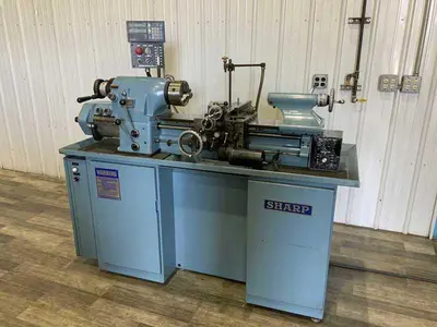 11" X 18" SHARP MODEL #H1118 PRECISION LATHE W/ ENGLISH & METRIC: STOCK #23758