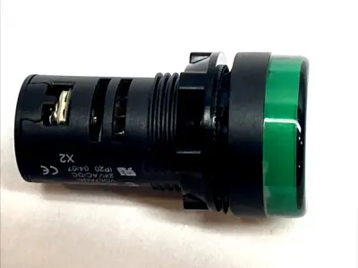 New | in-Stock AutomationDirect LED Indicator Light 22mm Green 24V AC/DC LOT OF 2 Light Source Equipment Michigan US | Maverick Industrial Sales #1399882