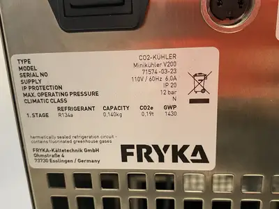USED FRYKA MINIKÜHLER V200