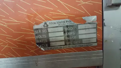 152-0373 Atlas Metal Heated Service Station