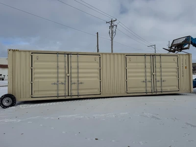 ZXJU0256338 // Sea Container with 2 Extra Wide Side Doors, 40HC, Single Trip