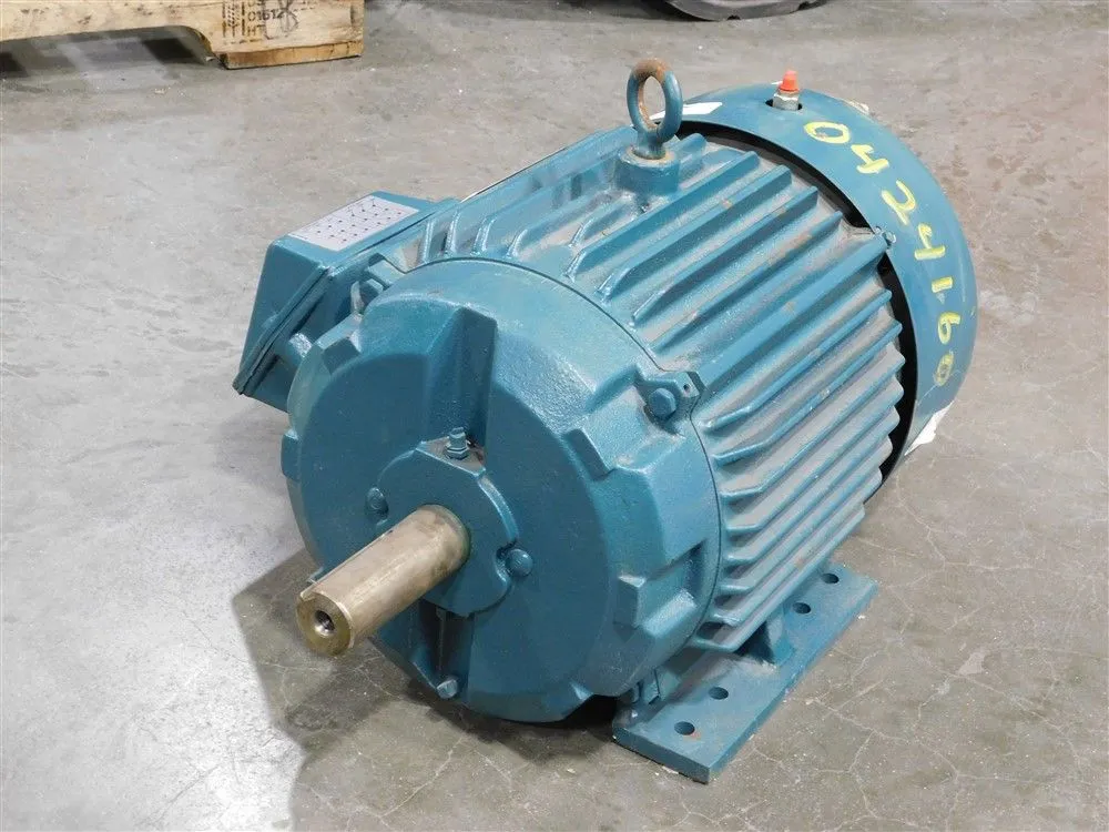 Baldor Reliance M3770T Motor 7.5HP 19/9.5A 230/460V 1760 RPM P21G4902S Used