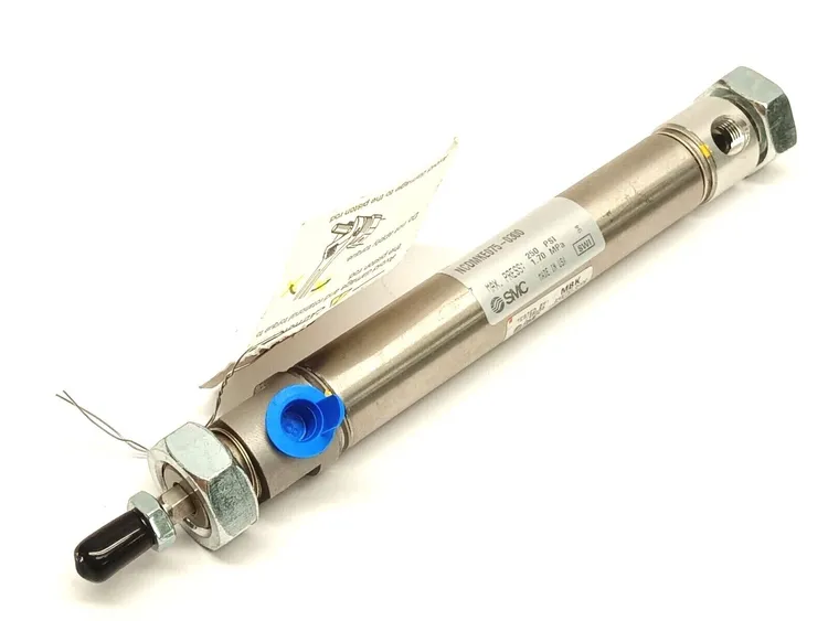 Used SMC ROUND BODY PNEUMATIC CYLINDER NON-ROTATING Pneumatic Cylinders | Maverick Industrial Sales #1120628