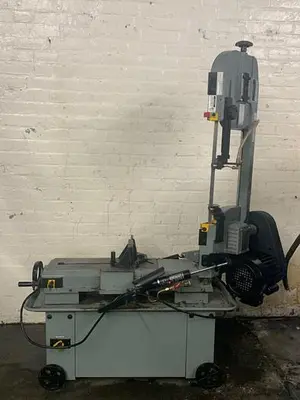 5972-600 Enco 7″ x 12″ Manual Combo Horizontal & Vertical Bandsaw, Coolant System, New 2004
