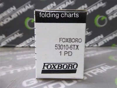 Lot of 12 Foxboro 53010-6TX Folding Paper Charts New