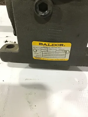 Baldor VM3558T/GSF2026BA Motor Gear Reducer 20:1 Ratio