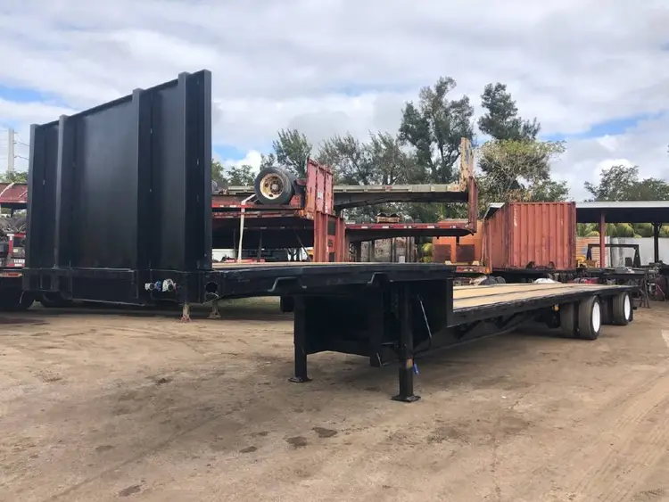 Used A PLUS 48 FT DROP DECK TRAILER Flatbed Trailers Florida US | USA Transequipment #1542625