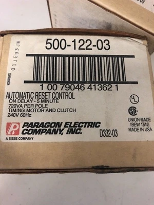 New | in-Stock Paragon 502-122-3 Timers Indiana US | J&J Industrial Supply #524584