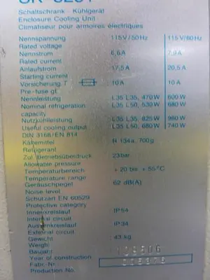 Used RITTAL SK 3281 Air Conditioning Equipment Michigan US | Ideal Machinery #1285167