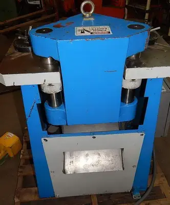 7.75" x 7.75" x .157" PROFAB MODEL HN-4200 HYDRAULIC NOTCHER