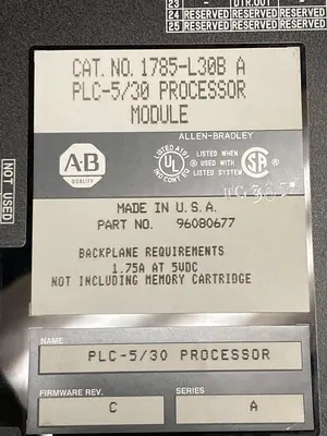 USED ALLEN-BRADLEY 1785-L30B