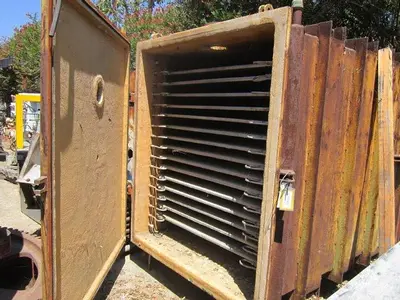 Dryer, Tray, Vacuum, 450 SF, 15 Trays, C/st, JP Devine, #C737423