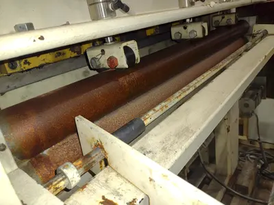 48” WIDE x 30 HP MECHANICAL IN-LINE COIL PRESS & SHEAR WITH PLC VARIABLE SPEED DRIVE: STOCK #22968