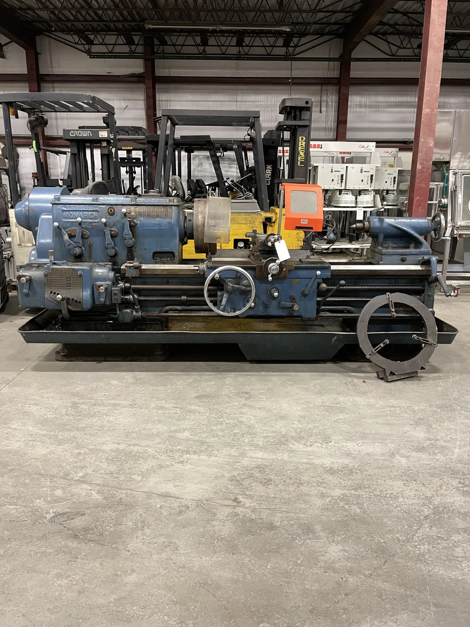 Monarch 22M Geared Head Engine Lathe 22” Swing 48” Centers 10HP 3PH
