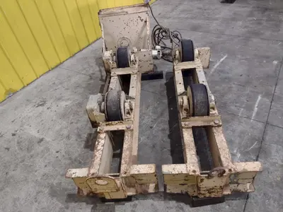 10 TON 20,000 LB RANSOME MODEL #WRD10 TANK TURNING ROLLS, 1 DRIVE & 1 IDLER ROLL: YOBRO #25073