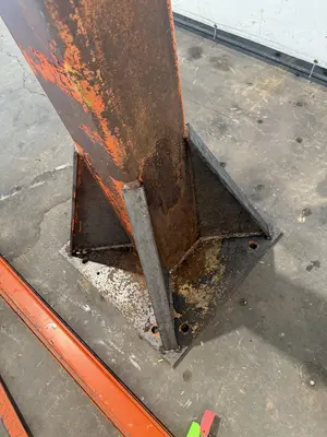 9'6" X 1/4 TON JIB CRANE. STOCK # 1004025.
