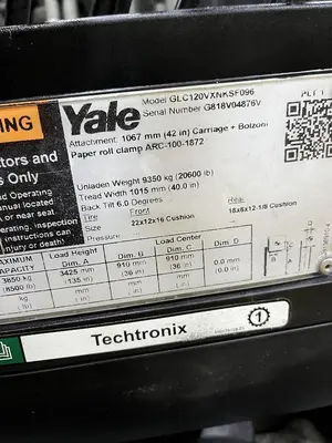 USED 2021 YALE GC120VXPRS