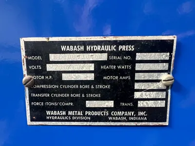 Used 1979 WABASH WABASH PC100-30-6TM PRESS Hydraulic Presses | Alma Machinery #899271