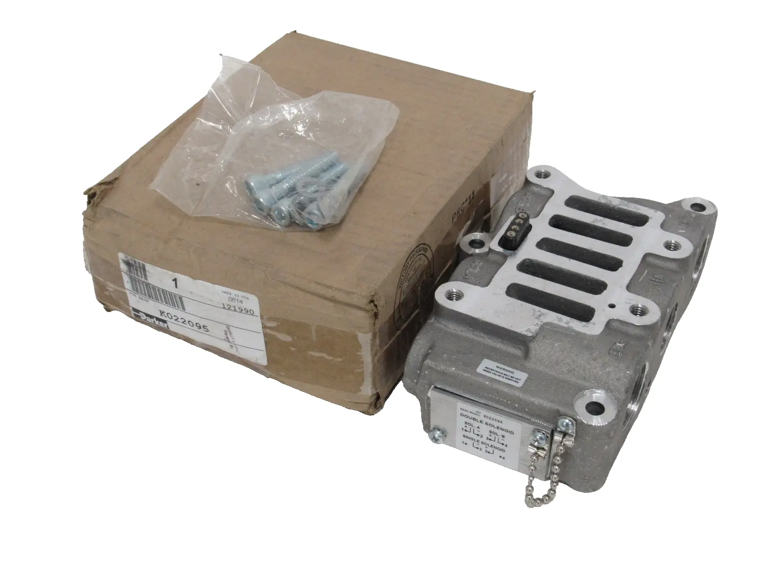NEW PARKER K022095 VALVE SUBBASE
