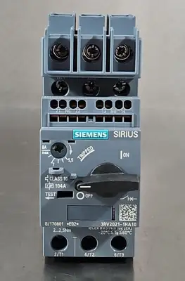 Used Siemens Siemens 3RV20211HA10 Circuit Breakers South Carolina US | Palmetto Automation #1150377