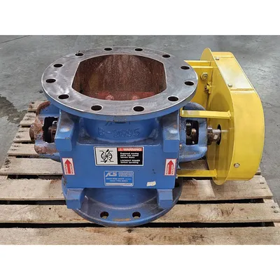 Used 10" Dia. Mild Steel Ancaster Conveying Rotary Airlock Valve