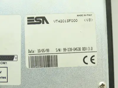 ESA VT4201SF000 VT-420 Operator Control Panel 24VDC