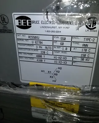 NEW Bruce Electric Equipment RC550XU