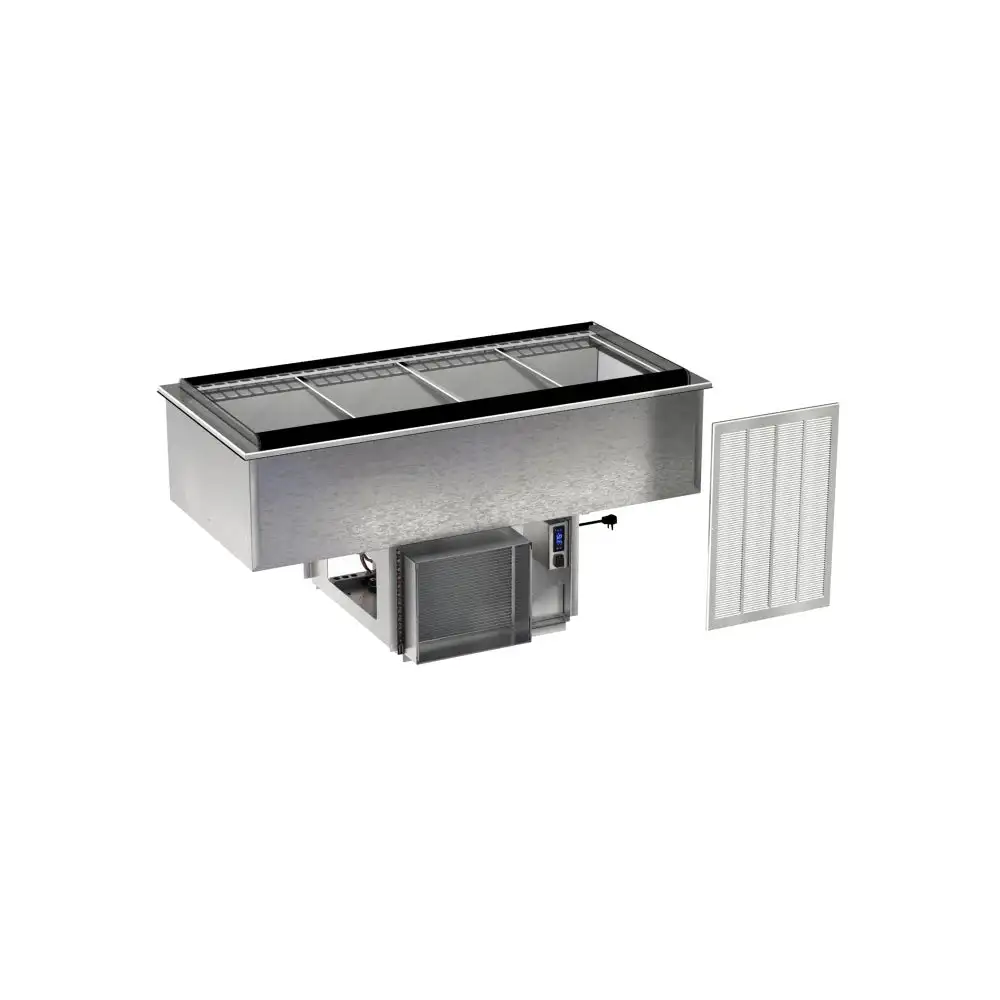 New | in-Stock Delfield Old Stock 2018 44" Delfield N8144-FA Self-Contained Forced Air Refrigerated Drop-In 120V Frost Tops Illinois US | Falcon Restaurant Supply #1375693