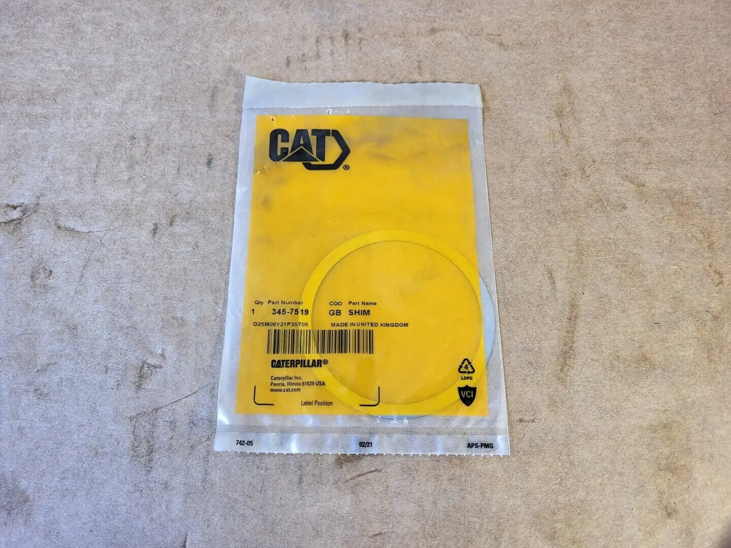 NEW CATERPILLAR 345-7519