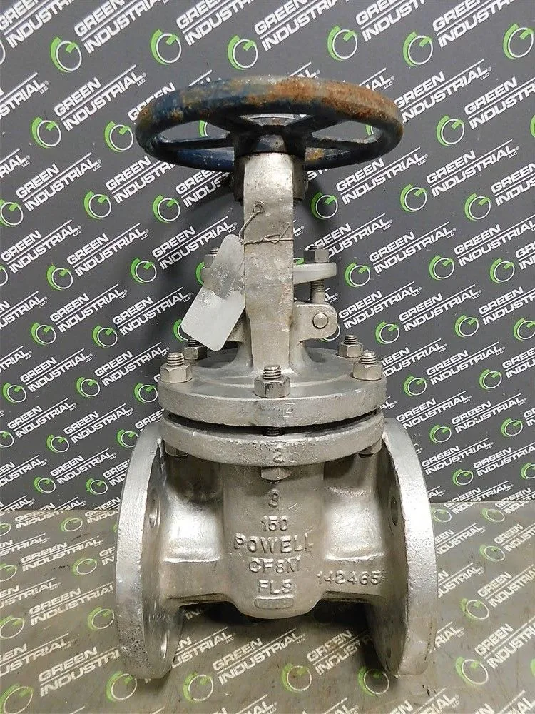 3" Powell 2456 Gate Valve Class 150 275 PSI WOG 500°F Max. Used
