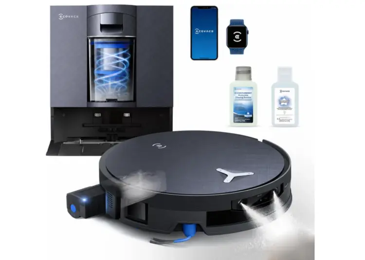 Used Ecovacs DEEBOT X12 OMNICYCLONE Robot Vacuum, FocusJet Pre-Spray Roller Mop Vacuum Cleaners New York US | ECI TECHNOLOGY INC #1371500