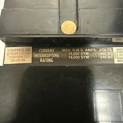 Used SQUARE D FA-34020 Circuit Breakers | Surplus Asset Holdings #1189357