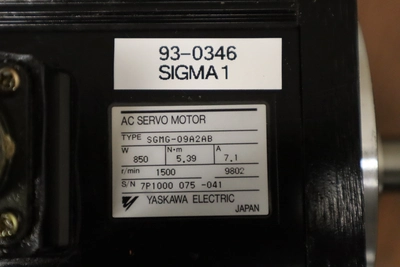 USED 1998 USED HAAS PARTS AND TOOLING SIGMA-1 09 (SHORT) #93-0346