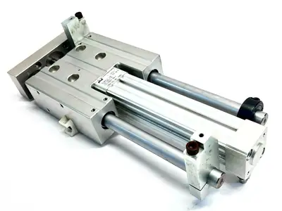 SLD83-X-120-GO-J8-M-Q1-UB37-H4 | PHD Inc  Pneumatic Slide Cylinder 12027761 05 - Used