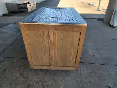 Used Falcon Restaurant Supply Used Refrigerated Cabinet with removable lid - No Key for lock Display Freezers Illinois US | Falcon Restaurant Supply #1376651