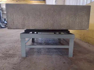8' X 4' X 14" ROCK OF AGES PRECISION LAYOUT INSPECTION GRANITE TABLE: STOCK #23787