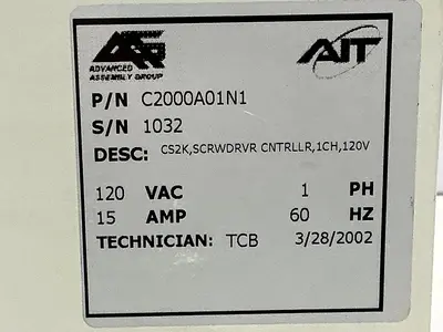 USED SPX GSE C2000A01N1